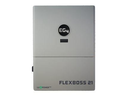EG4 FlexBOSS21 hybrid solar inverter with 21kW PV input, compact design, and advanced power gateway integration